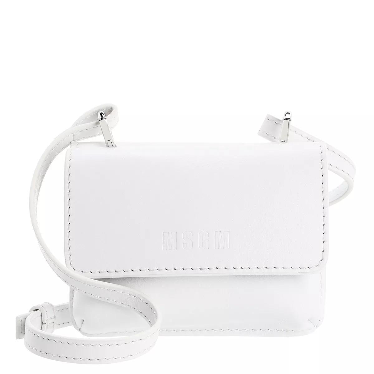 MSGM Schultertasche - Crossbody Bag - Gr. unisize - in Weiß - für Damen von MSGM