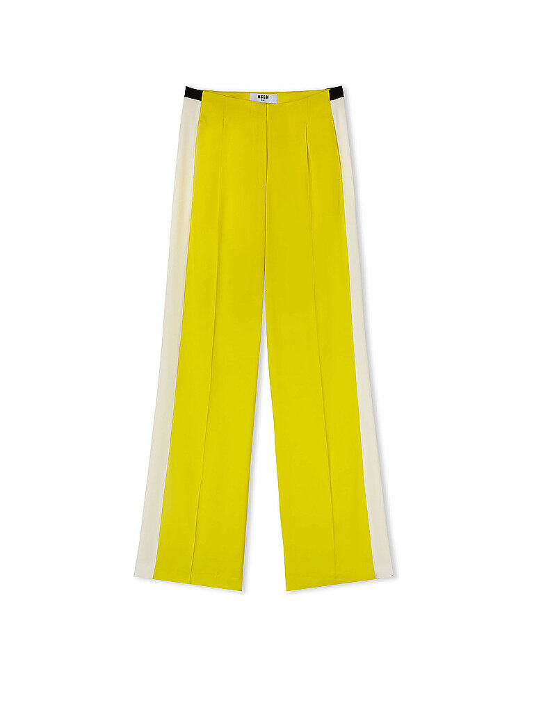 MSGM Hose Straight Fit gelb | 40 von MSGM