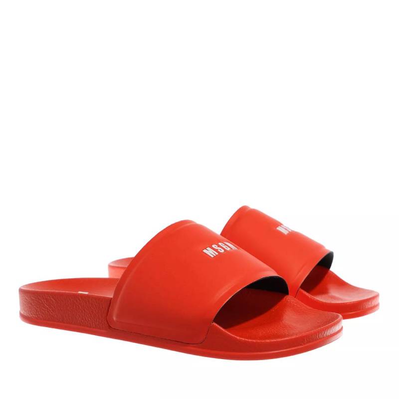 MSGM Sandalen - Slides - Gr. 40 (EU) - in Rot - für Damen von MSGM