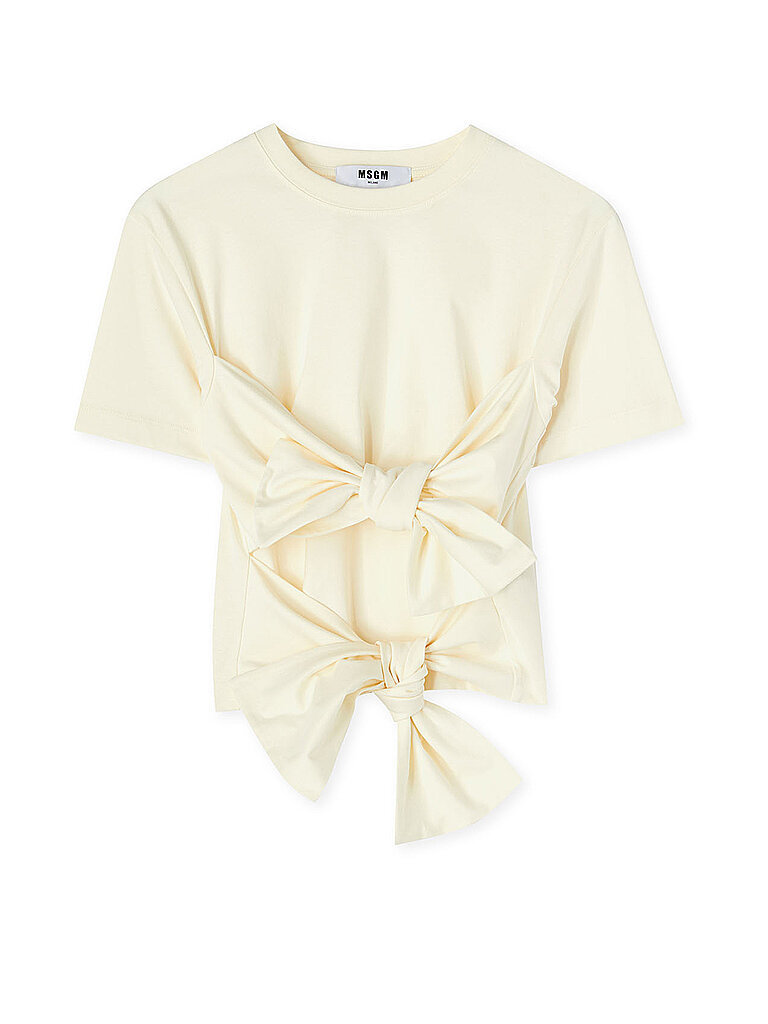 MSGM T-Shirt  creme | XS von MSGM