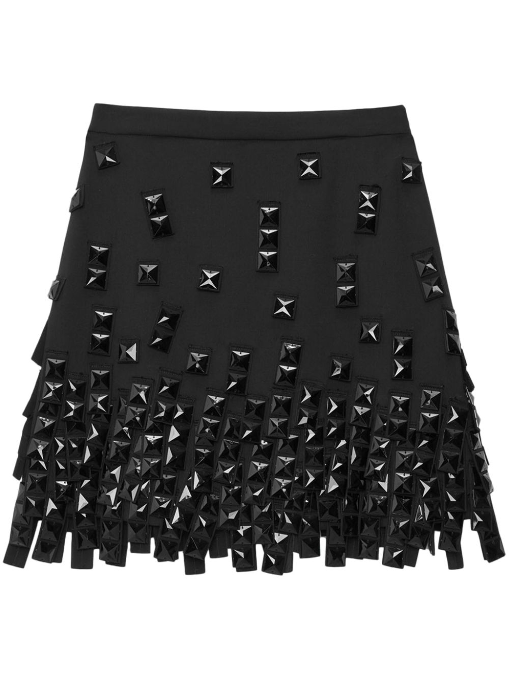 MSGM beaded A-line midi skirt - Black von MSGM