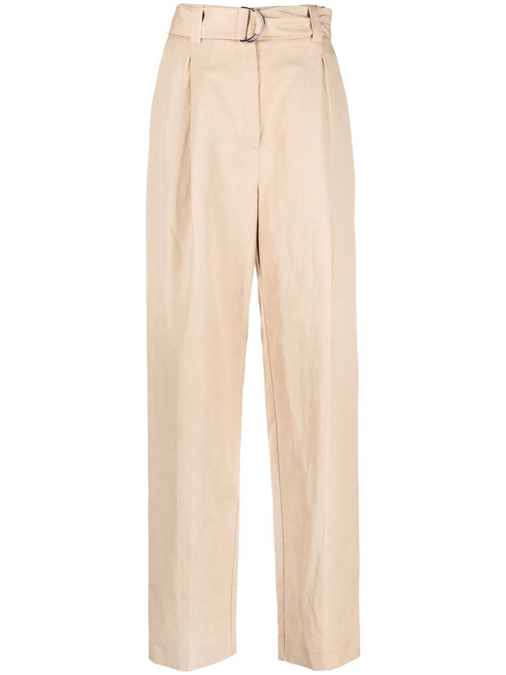 MSGM belted straight-leg trousers - Neutrals von MSGM