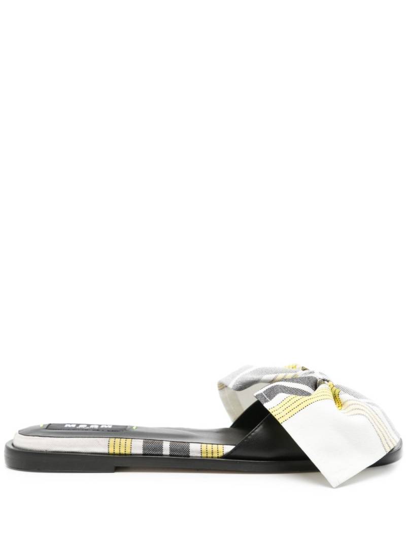 MSGM bow-detail sandals - White von MSGM