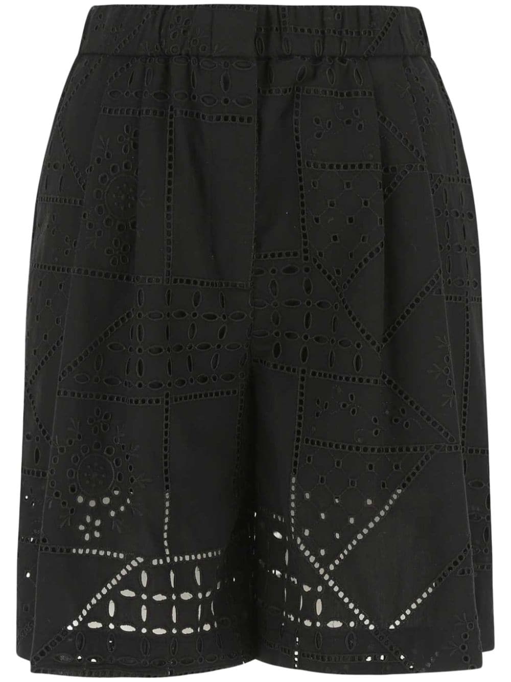 MSGM broderie anglaise shorts - Black von MSGM