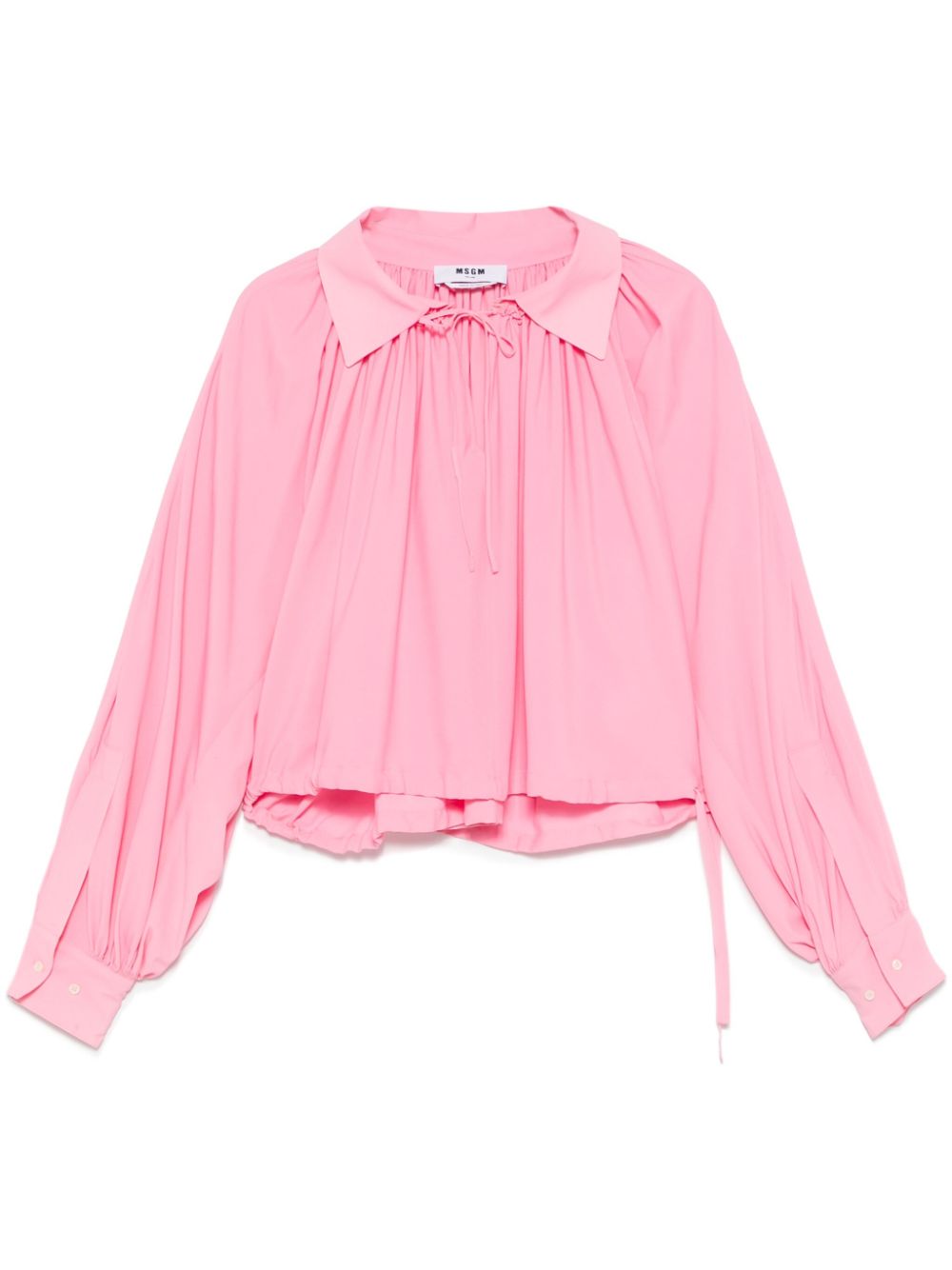 MSGM crepe-de-chine blouse - Pink von MSGM