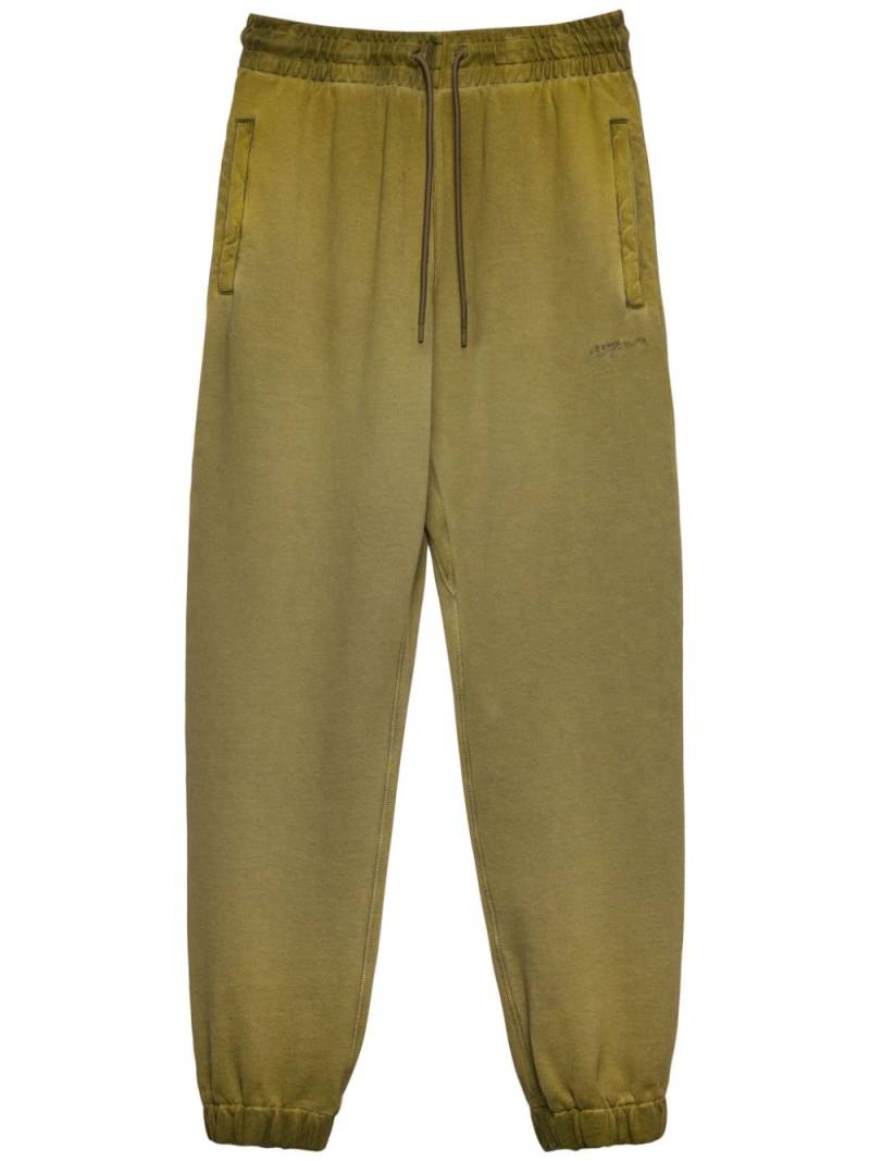 MSGM drawstring straight-leg trousers - Green von MSGM