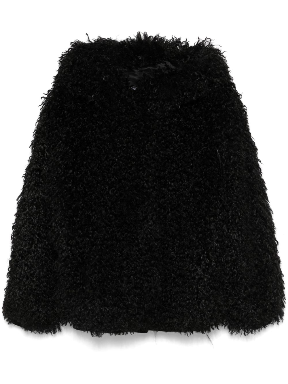 MSGM faux-shearling jacket - Black von MSGM