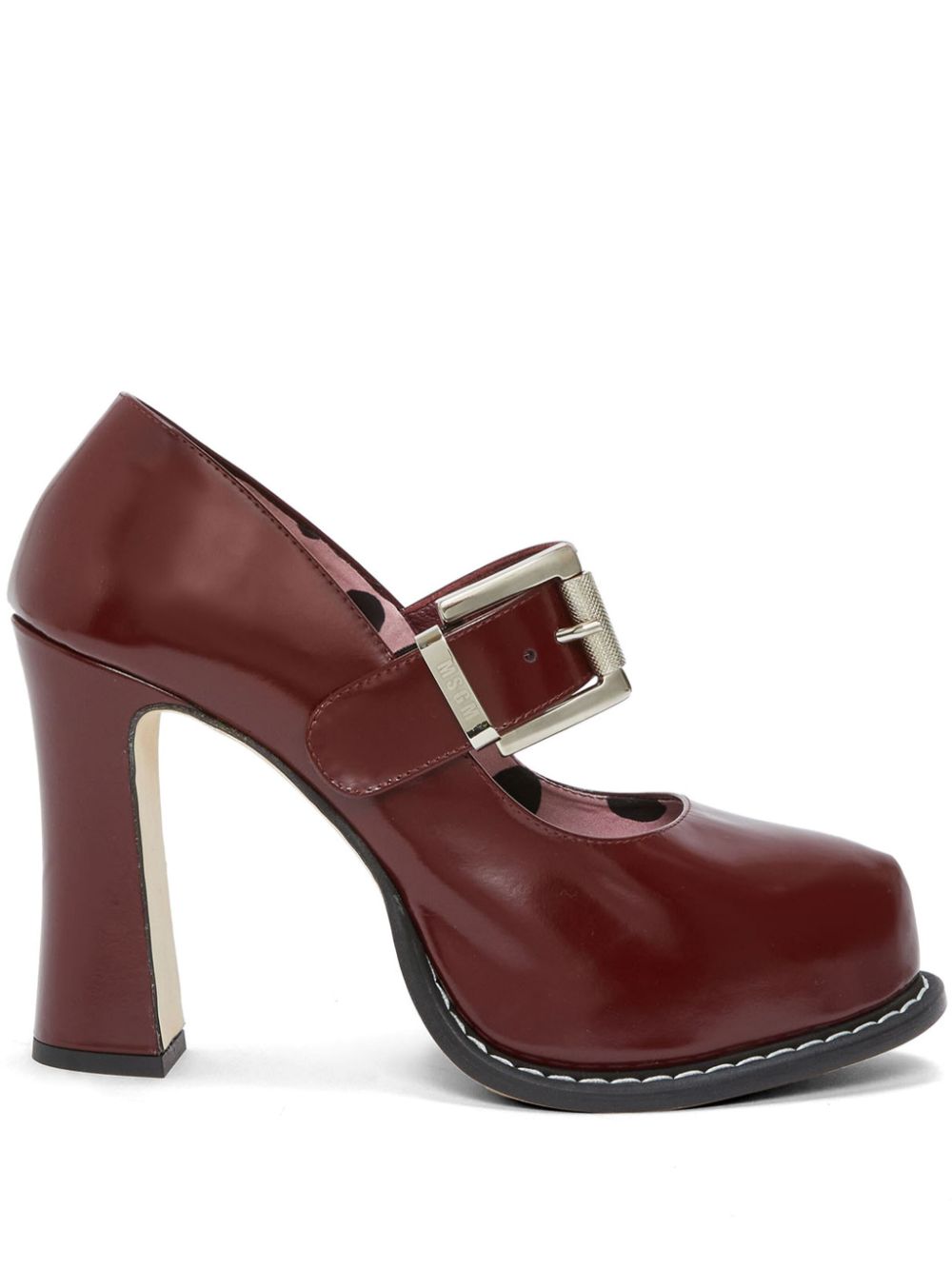 MSGM high-heel buckled pumps - Red von MSGM