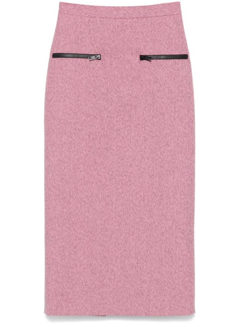 MSGM high-waist midi skirt - Pink von MSGM