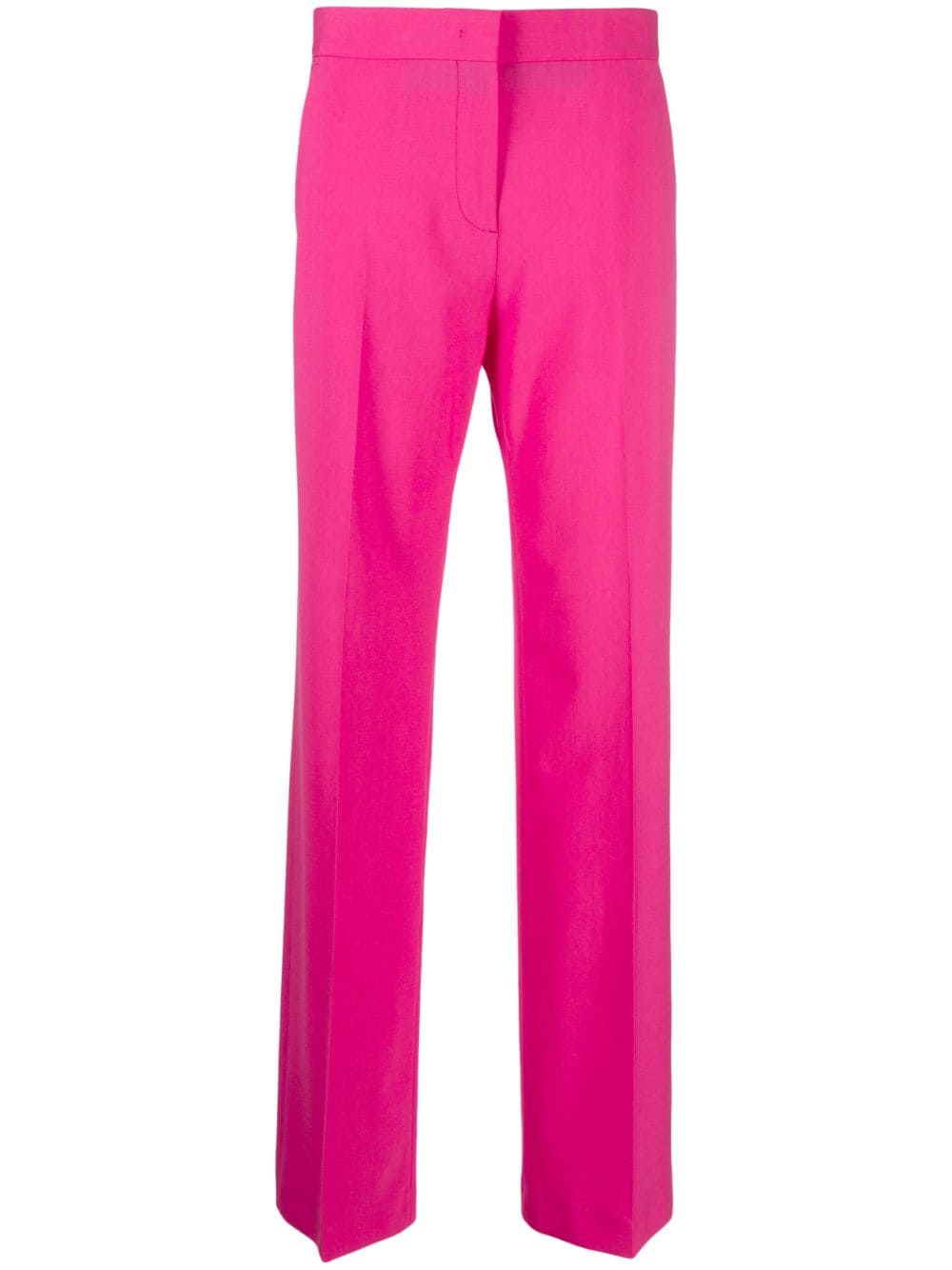 MSGM high-waist wide-leg wool trousers - Pink von MSGM