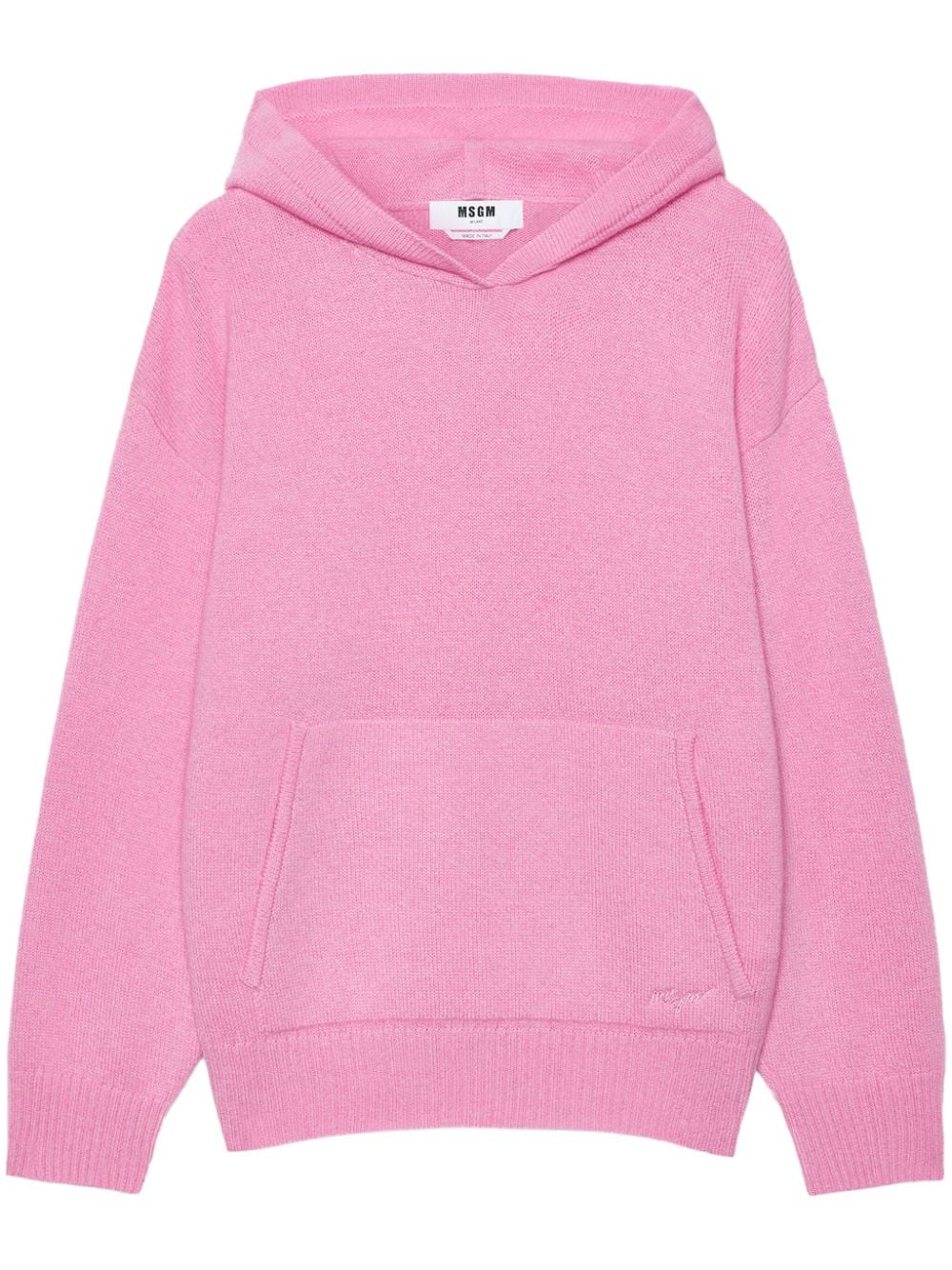MSGM knitted long-sleeved sweatshirt - Pink von MSGM