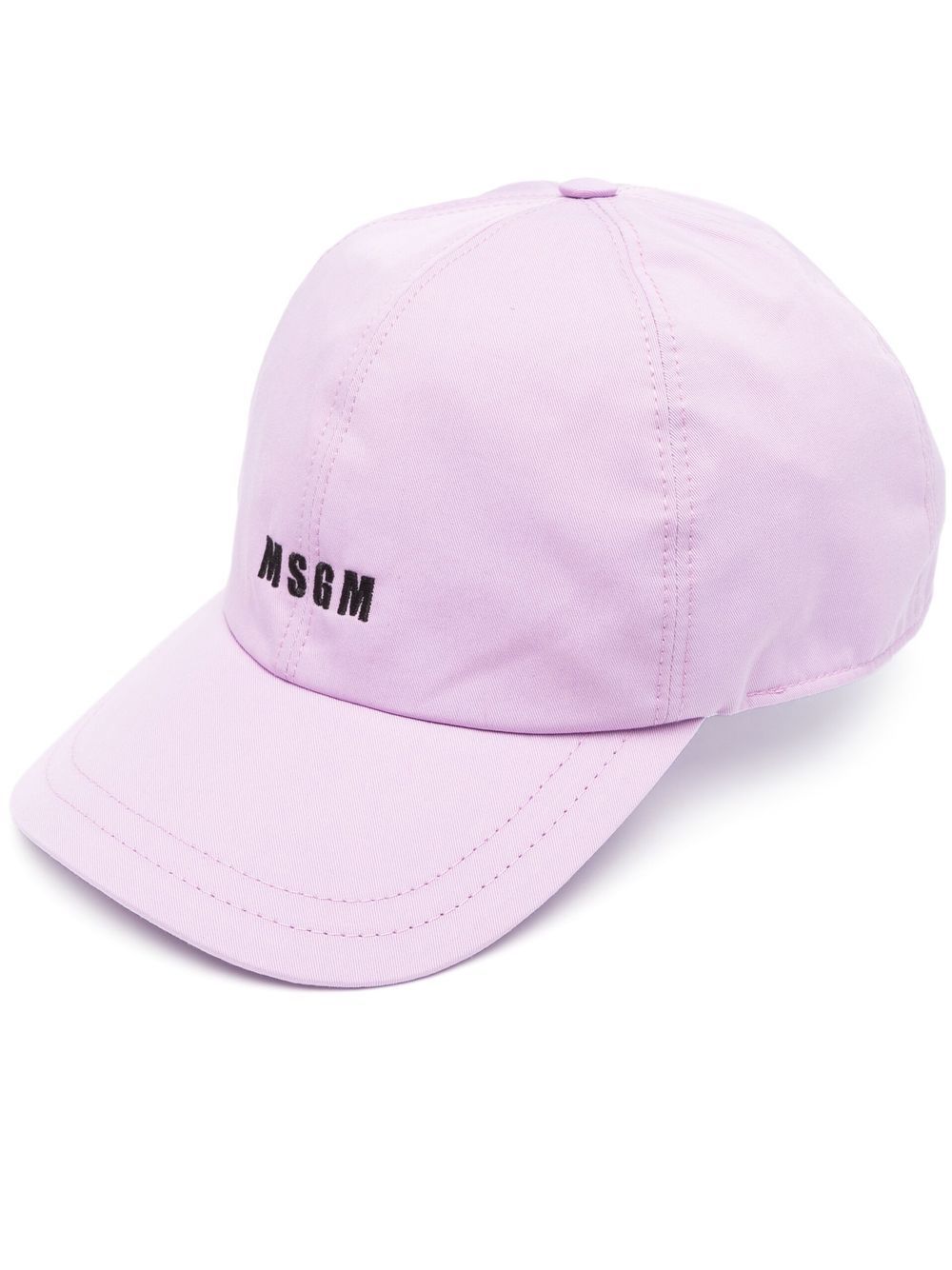 MSGM logo-embroidered baseball cap - Purple von MSGM