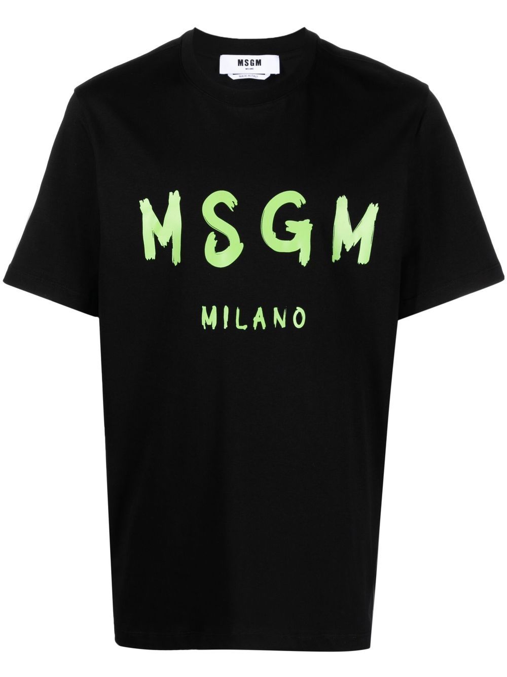 MSGM logo-print T-shirt - Black von MSGM