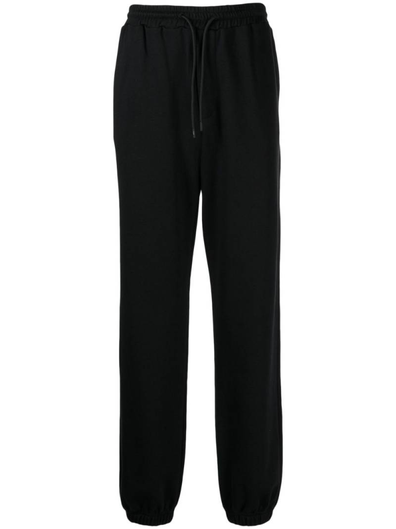 MSGM logo-print cotton track pants - Black von MSGM