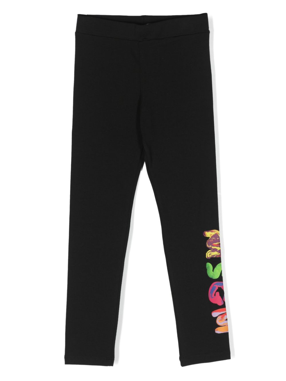 MSGM logo-print leggings - Black von MSGM