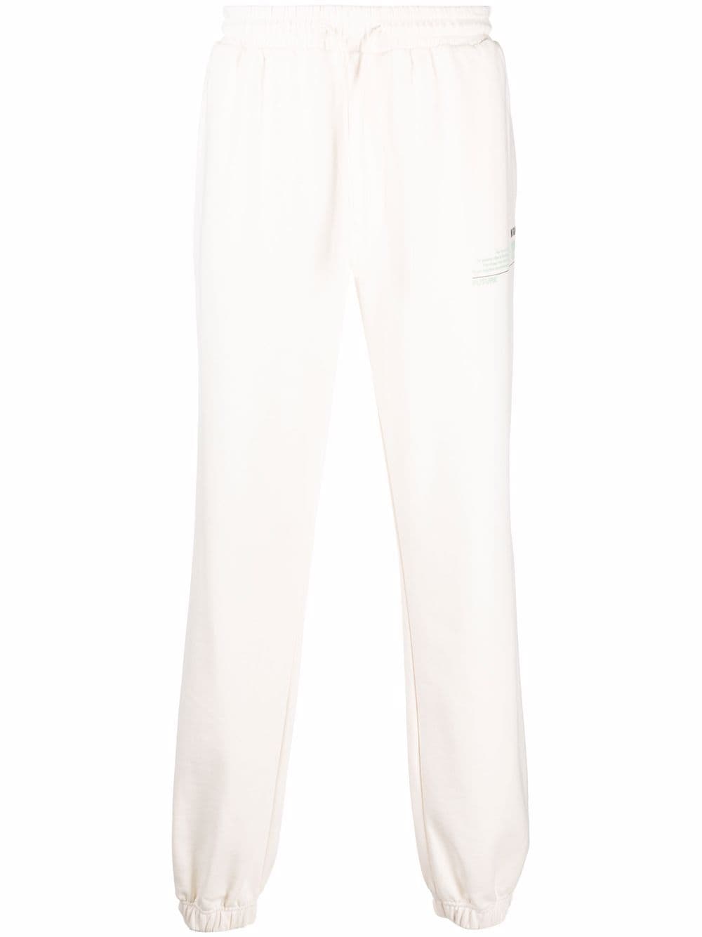 MSGM logo-print track pants - White von MSGM