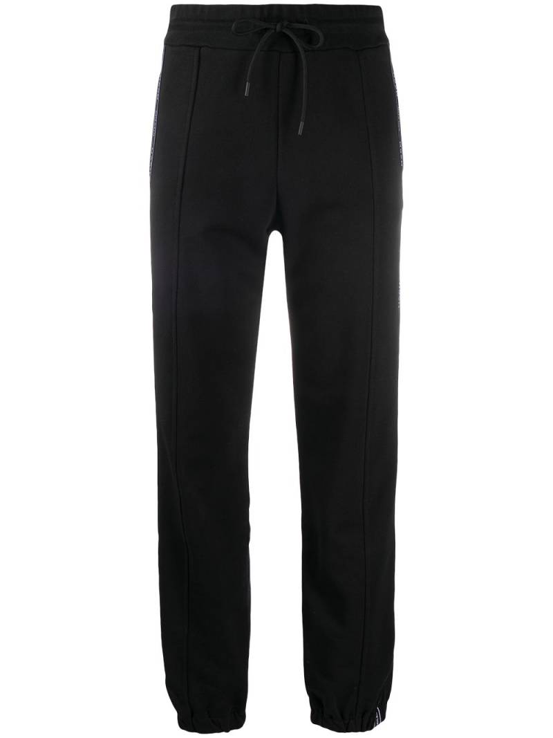 MSGM logo track pants - Black von MSGM