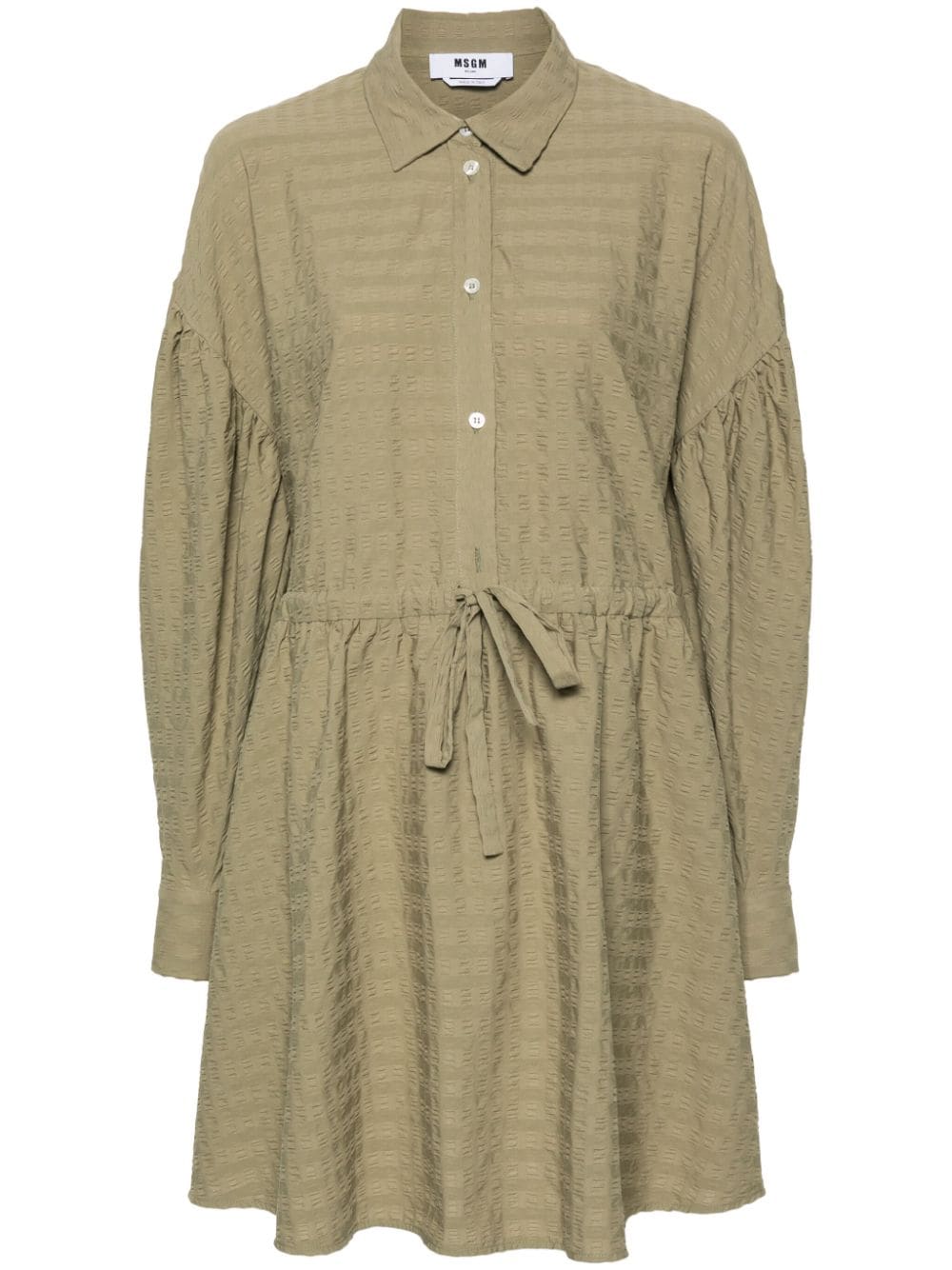 MSGM long-sleeved dress - Green von MSGM