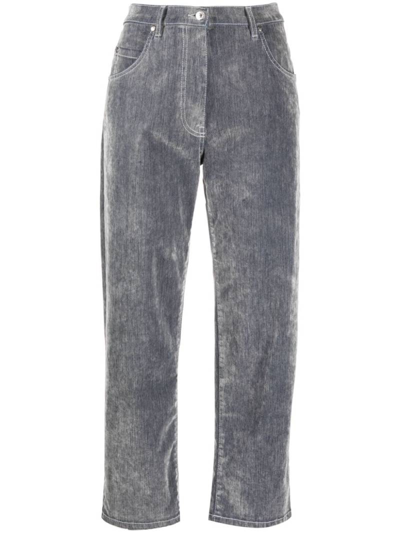 MSGM mid-rise straight-leg jeans - Blue von MSGM