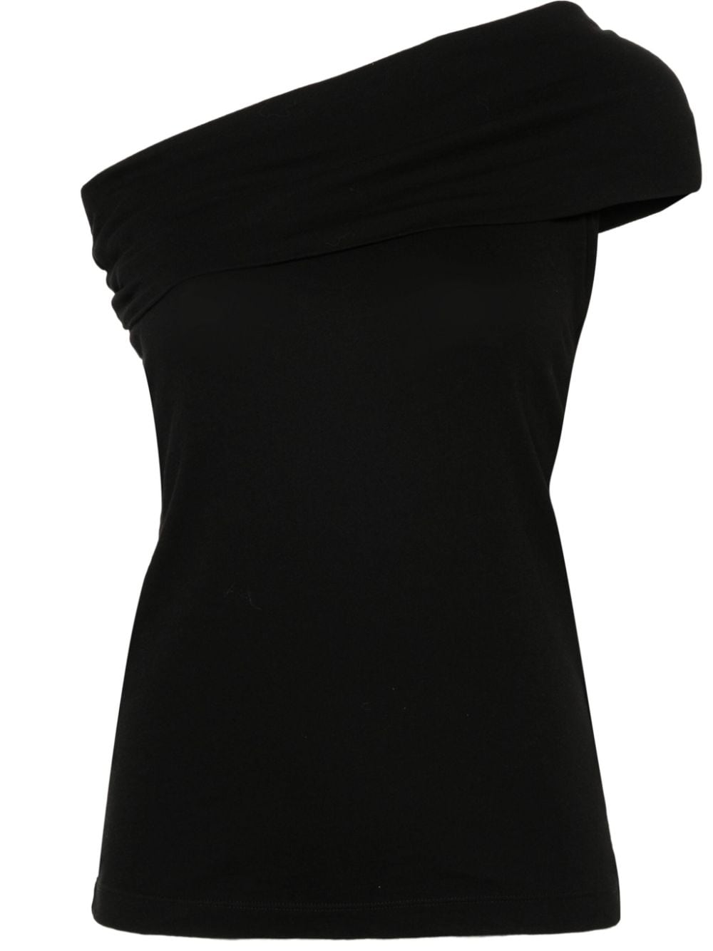MSGM one-shoulder sleeveless top - Black von MSGM