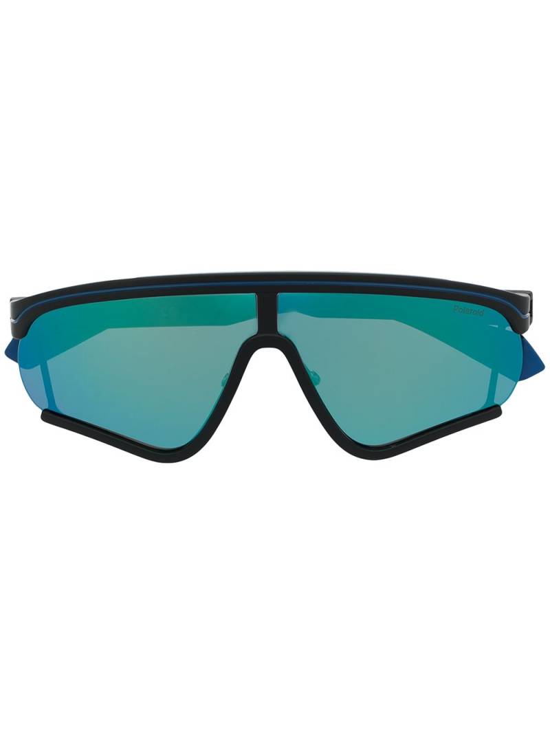 MSGM oversize-frame tinted sunglasses - Black von MSGM