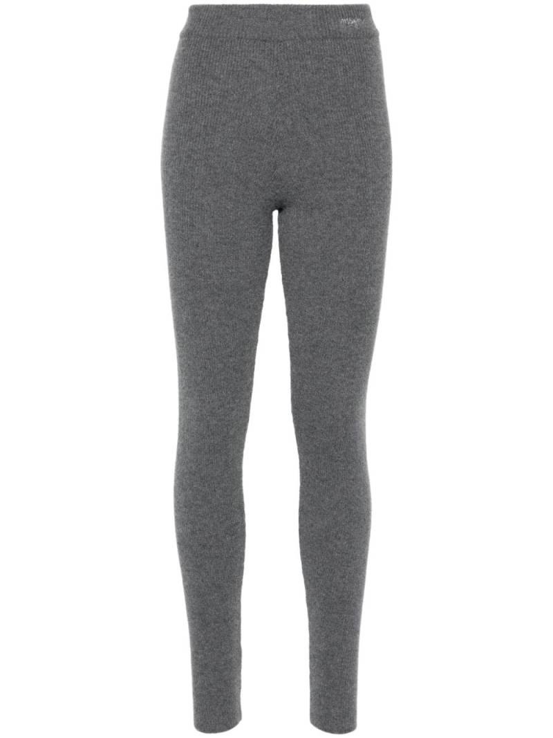 MSGM ribbed leggings - Grey von MSGM