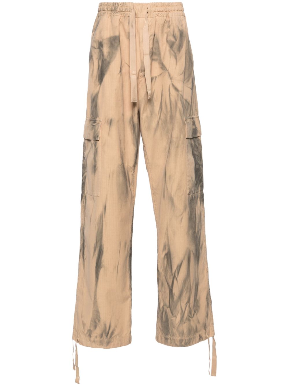 MSGM ripstop cotton cargo trousers - Neutrals von MSGM