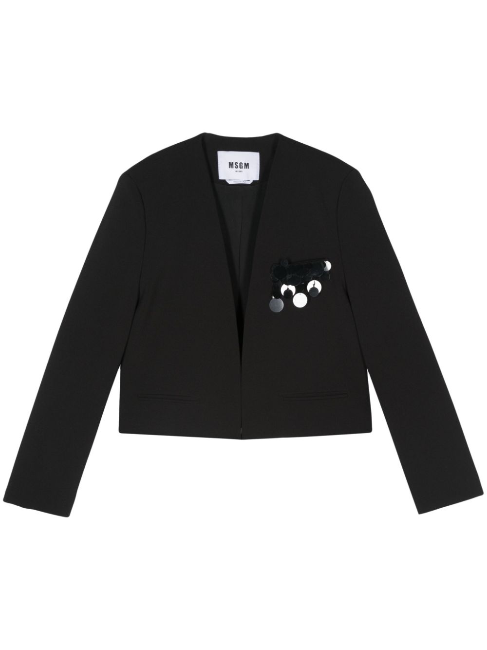 MSGM sequin-embellished jacket - Black von MSGM