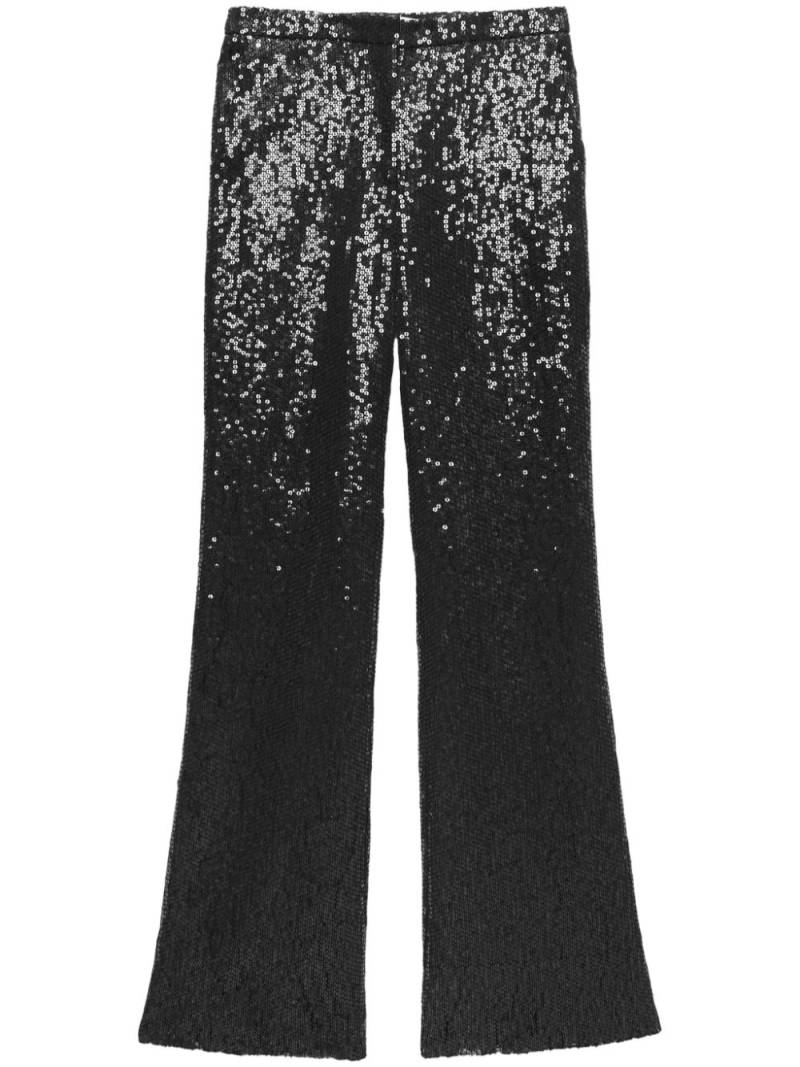 MSGM sequin-embellished trousers - Black von MSGM