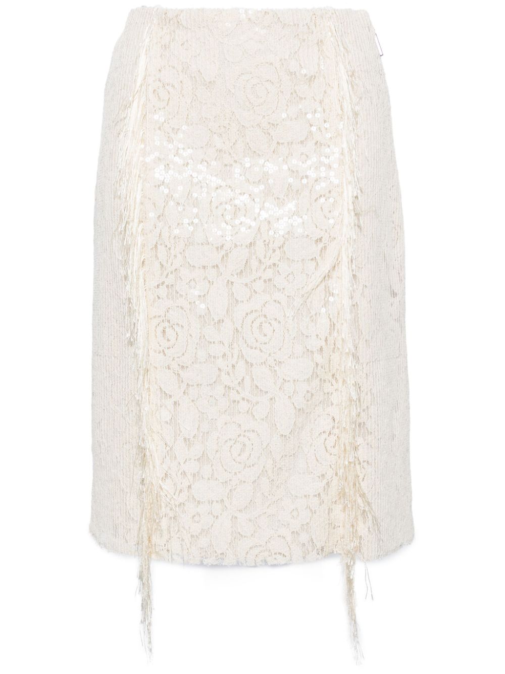 MSGM sequined skirt - Neutrals von MSGM