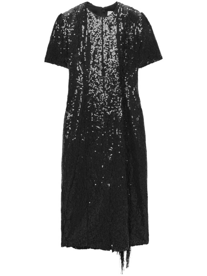 MSGM sequinned midi dress - Black von MSGM