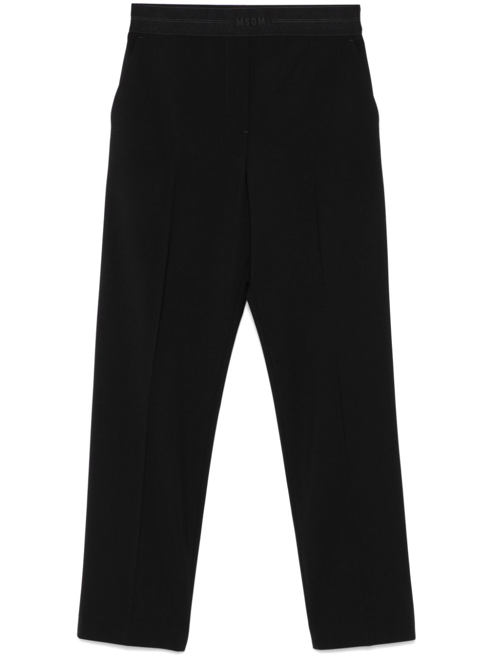 MSGM straight-leg trousers - Black von MSGM