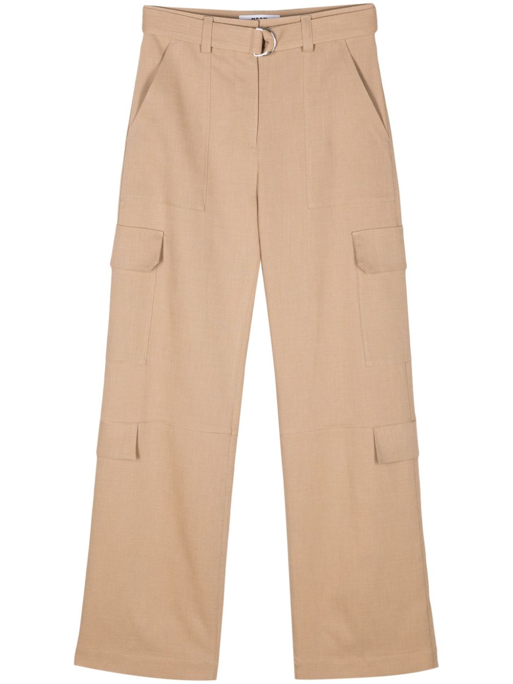 MSGM tapered cargo trousers - Neutrals von MSGM