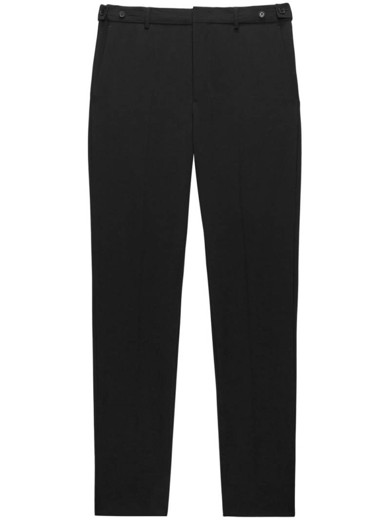 MSGM tapered-legged tailored trousers - Black von MSGM