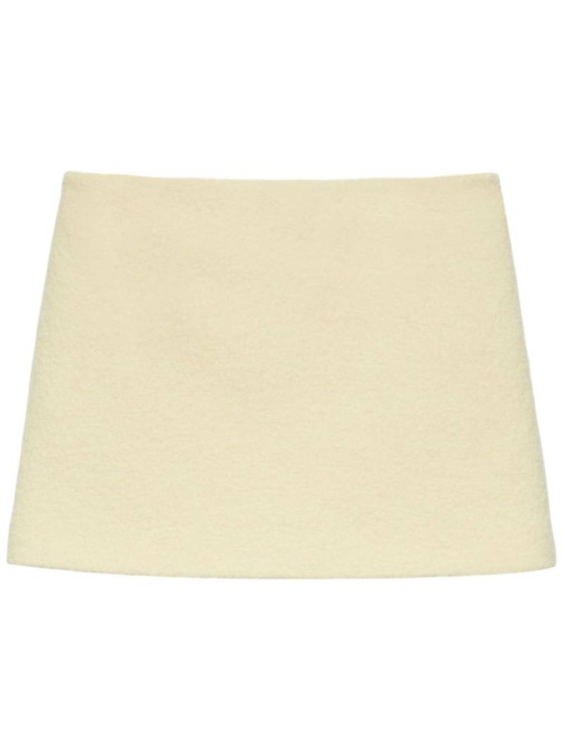 MSGM wool mini skirt - Neutrals von MSGM