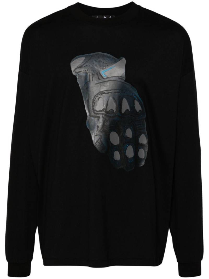 MSGM x Tiago Alexandre graphic-print T-shirt - Black von MSGM