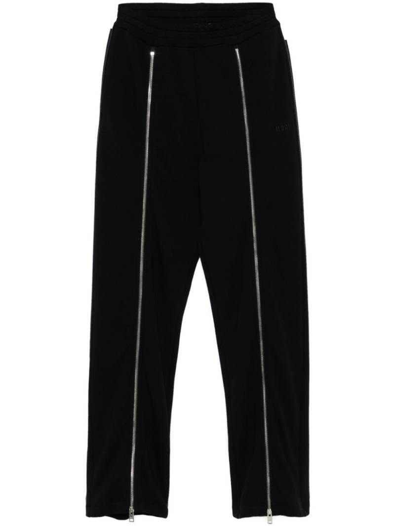 MSGM zip-vents track pants - Black von MSGM