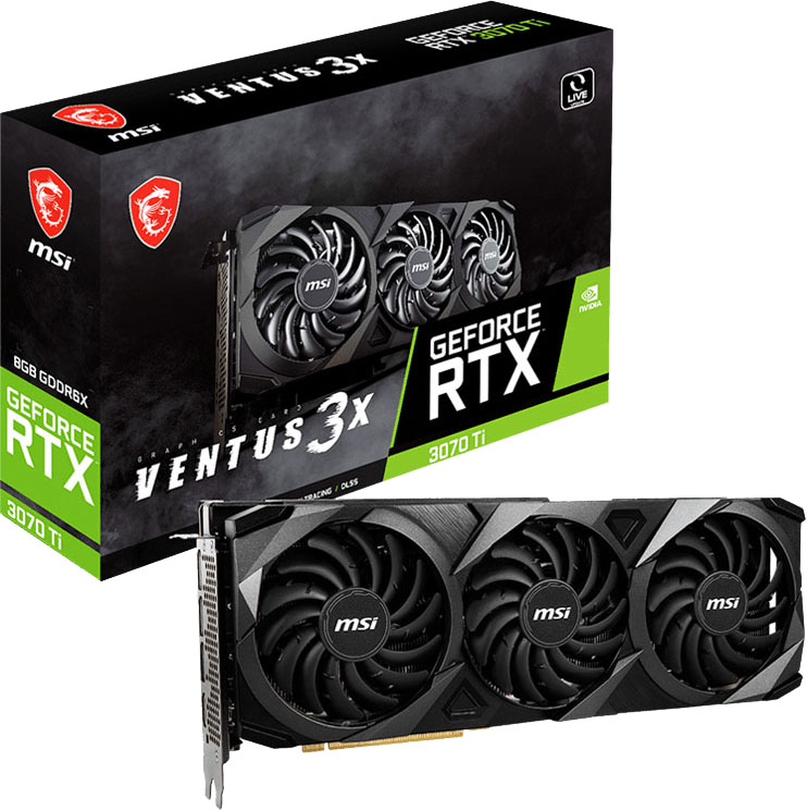 MSI Grafikkarte »GeForce RTX™ 3070 Ti VENTUS 3X 8G OC«, 8 GB, GDDR6X von MSI