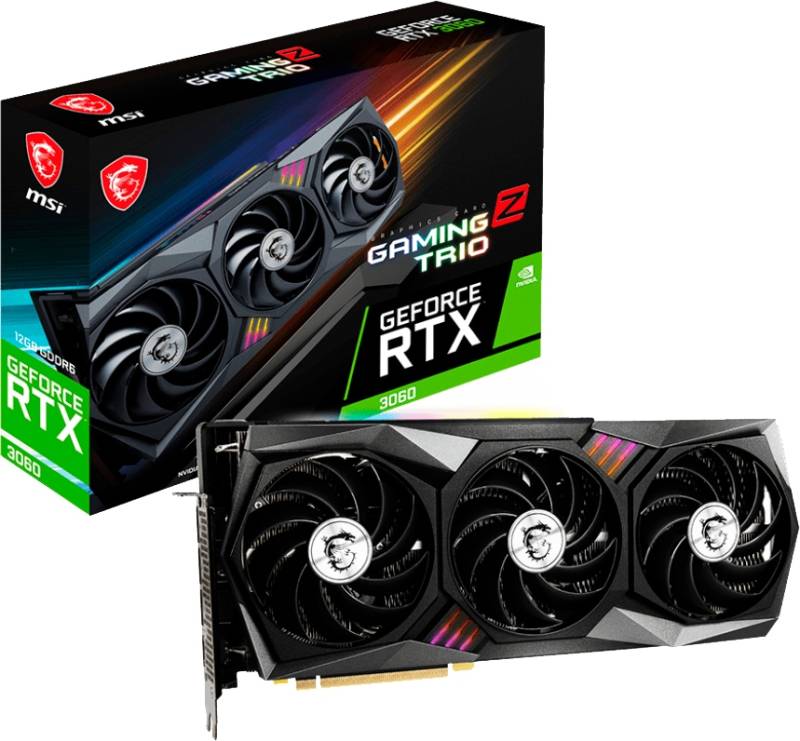 MSI Grafikkarte »GeForce RTX 3060 GAMING Z TRIO 12G«, 12 GB, GDDR6 von MSI