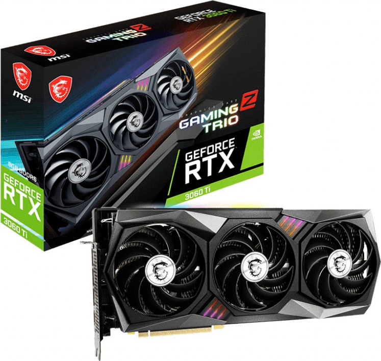 MSI Grafikkarte »GeForce RTX 3060 Ti GAMING Z TRIO 8G LHR«, 8 GB, GDDR6 von MSI