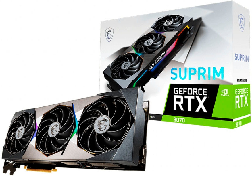 MSI Grafikkarte »GeForce RTX 3070 SUPRIM 8G«, 8 GB, GDDR6 von MSI