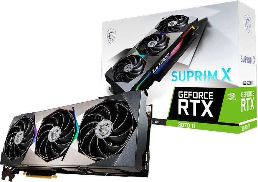 MSI Grafikkarte »GeForce RTX 3070 Ti SUPRIM X«, 8 GB, GDDR6X von MSI