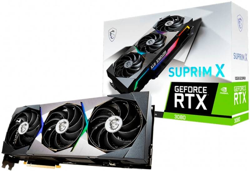 MSI Grafikkarte »GeForce RTX 3080 SUPRIM X 10G«, 10 GB, GDDR6X von MSI