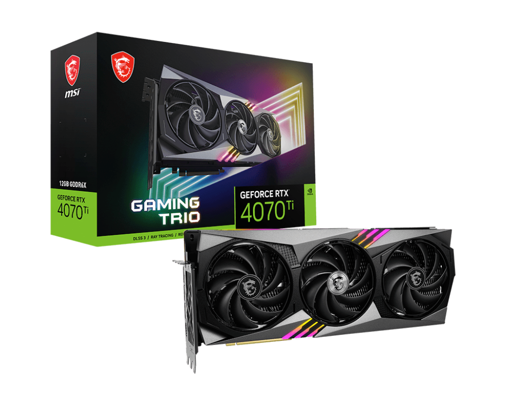 MSI Grafikkarte »GeForce RTX 4070 Ti GAMING TRIO 12G«, 12 GB, GDDR6X von MSI