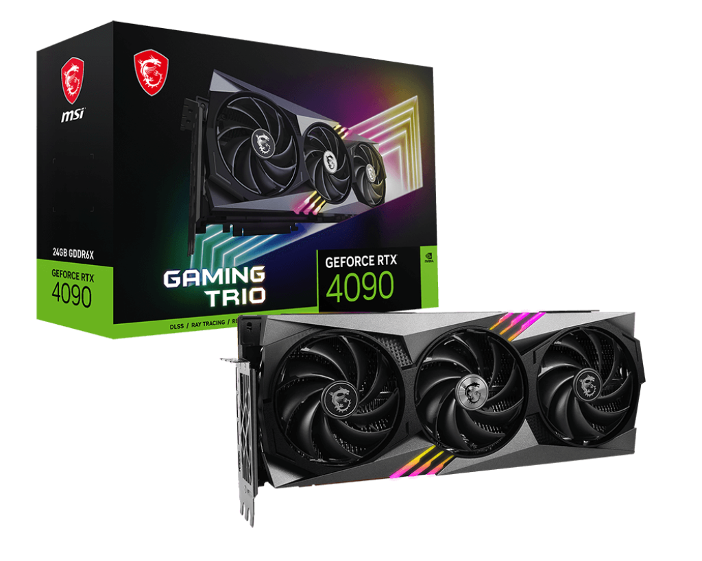 MSI Grafikkarte »GeForce RTX 4090 GAMING TRIO 24G«, 24 GB, GDDR6X von MSI