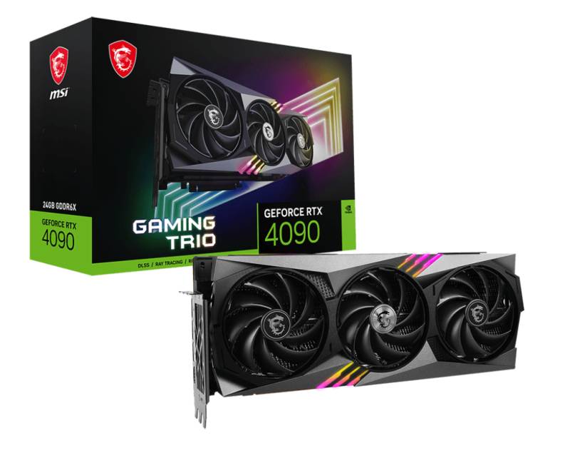 MSI Grafikkarte »GeForce RTX 4090 GAMING TRIO 24G«, 24 GB, GDDR6X von MSI