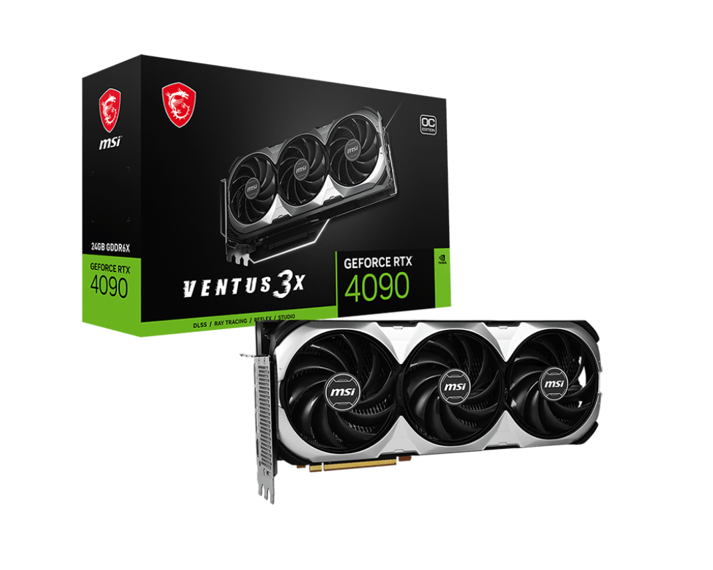 MSI Grafikkarte »GeForce RTX 4090 VENTUS 3X 24G OC«, 24 GB, GDDR6X von MSI