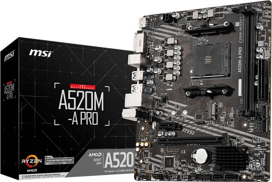 MSI Mainboard »A520M-A PRO« von MSI