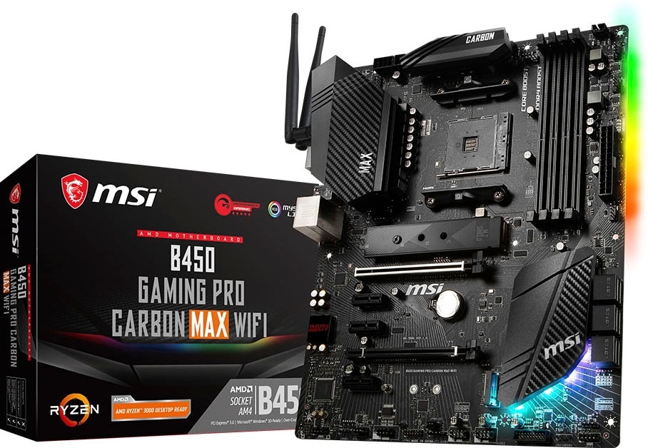 MSI Mainboard »B450 GAMING PRO CARBON MAX« von MSI