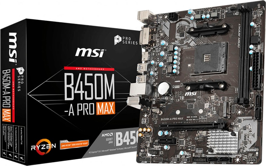 MSI Mainboard »B450M-A PRO MAX« von MSI